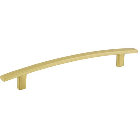 Elements 160 mm Center-to-Center Brushed Gold Square Thatcher Cabinet Bar Pull 859-160BG
